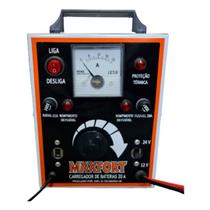Carregador de Bateria Portátil 20A Bivolt MX8 Maxfort 12/24V