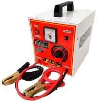 Carregador de Bateria Portátil 50A Bivolt com Auxiliar de Partida JTS