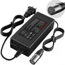 Carregador de bateria QKIIP 24V 5A XLR macho de 3 pinos para chumbo-ácido
