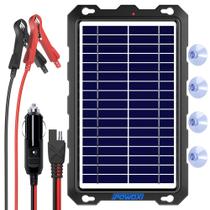 Carregador de bateria solar POWOXI 7,5W à prova d'água 12V Trickle Kit