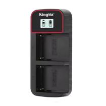 Carregador de Bateria Sony NP-F550/F750/F970/FM50/FM500H Led Duplo Kingma Carregador de Bateria Sony NP-F550/F750/F970/FM50/FM500H Led Duplo Kingma