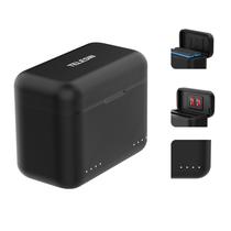 Carregador de bateria TELESIN para Insta360 X3 com slot Micro SD PD3.0