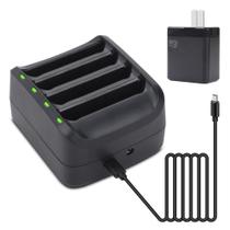Carregador de Bateria TZRONG com 4 Slots para Zebra TC51 TC52
