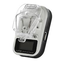 Carregador de Bateria Universal para Celular Camera e Outros com Visor Digital Carregador de Bateria Universal para Celular Camera e Outros com Visor Digital