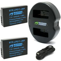 Carregador de bateria Wasabi Power LP-E17 7.2V 1040mAh Dual USB Carregador de bateria Wasabi Power LP-E17 7.2V 1040mAh Dual USB