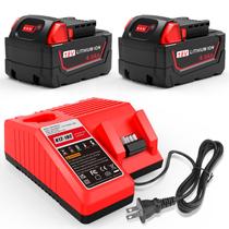 Carregador de bateria WECACHWE 18V 6.0Ah de carga rápida de íon de lítio
