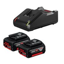 Carregador De Baterias 18v GAL 18V-40 + 2 Baterias 4AH Bosch Carregador De Baterias 18v GAL 18V-40 + 2 Baterias 4AH Bosch