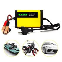 Carregador de Baterias Automotivo Carro e Moto 12v Inteligente Bivolt