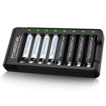 Carregador de Baterias Recarregáveis POWEROWL - 4xAA e 4xAAA - 2800mAh Carregador de Baterias Recarregáveis POWEROWL - 4xAA e 4xAAA - 2800mAh