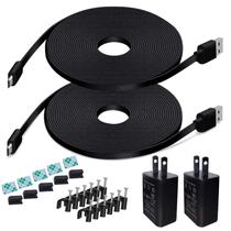 Carregador de cabo de extensão de energia de 26 pés para Blink Outdoor