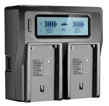 Carregador de canal duplo Bevik LCD para bateria Sony BP-U30/60/90 Carregador de canal duplo Bevik LCD para bateria Sony BP-U30/60/90