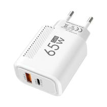 Carregador De Carregamento Rápido USB C GAN 65W Para iPhone Xiaomi Samsung Adaptador De Telefone