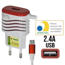 Carregador De Carregamento Usb x V8 Turbo Fonte Com 1 Porta Usb