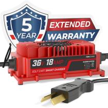 Carregador de Carrinho de Golfe FORM 36V 18AMP Plugue Crowfoot Carregador de Carrinho de Golfe FORM 36V 18AMP Plugue Crowfoot