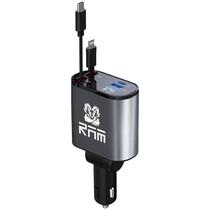 Carregador de Carro ALLTESXY 4 em 1 - Retrátil, 60W Rápido para Ram 1500 Carregador de Carro ALLTESXY 4 em 1 - Retrátil, 60W Rápido para Ram 1500