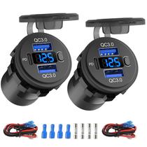 Carregador de Carro Hapytrip 12V com 2 Portas USB e PD 3.0