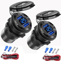 Carregador de Carro Hapytrip 12V - USB 3.0 com Quick Charge 30W PD Carregador de Carro Hapytrip 12V - USB 3.0 com Quick Charge 30W PD