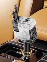 Carregador de carro ibnsdoy 4 em 1 de 6 W com cabo retrátil para iPhone Carregador de carro ibnsdoy 4 em 1 de 6 W com cabo retrátil para iPhone