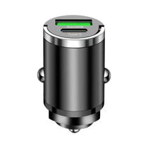 Carregador De Carro Mini 100W PD QC3.0 Com Carregamento Rápido USB Tipo C Para iPhone 15, Xiaomi,