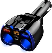 Carregador de carro Otium Audio 150W Isqueiro de 2 soquetes