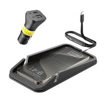 Carregador de carro sem fio POLMXS C17 Almofada de carregamento rápido 15W Carregador de carro sem fio POLMXS C17 Almofada de carregamento rápido 15W