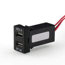 Carregador de carro Timloon QC3.0+5V 3A Dual USB para Toyota Carregador de carro Timloon QC3.0+5V 3A Dual USB para Toyota