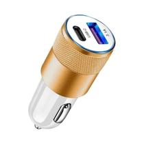 Carregador De Carro USB Tipo C 66W Adaptador De Carregamento Rápido PD Para iPhone 15 14 13 12