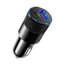Carregador De Carro USB Tipo C 66W Adaptador De Carregamento Rápido PD Para iPhone 15 14 13 12 Carregador De Carro USB Tipo C 66W Adaptador De Carregamento Rápido PD Para iPhone 15 14 13 12
