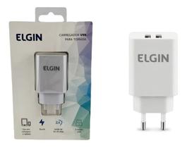 Carregador De Celular Com 2 Saídas Usb 5v 2.1a Bivolt