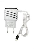 Carregador de celular com 2 saidas usb, ac100240v dc5v 4.1a, material abs cabos dados micro usb, tipo c - INOVA