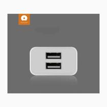 Carregador De Celular Com 2 Tomadas Usb 2.1A Tomada Parede