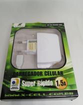 Carregador De Celular Micro Usb Bivolt Preto Xc-Cp-V8 X-Cell