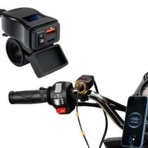 Carregador De Celular Para Motocicleta Usb 12V