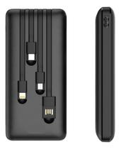 Carregador De Celular Portátil Powerbank 10000mah 4 Cabos PN-963
