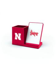 Carregador de celular sem fio e organizador de mesa SOAR NCAA Nebraska Cornhuskers