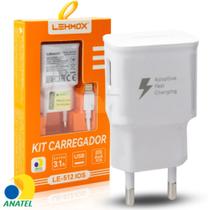 Carregador de Celular Super Charging 3.1A Cabo Type C/V8 E IOS Lehmox - LE-512