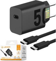 Carregador De Celular Turbo 50w Type-c Pd Com Cabo 1 Metro Lehmox - LE-491 PD