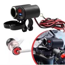 Carregador De Celular Usb Turbo Para Motos Mais Acendedor