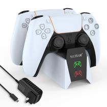 Carregador de controle PS5 Y Team Fast Charging com adaptador AC