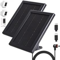 Carregador de painel solar BOBUY para câmeras de anel de 5V com cabo de 16,4 pés