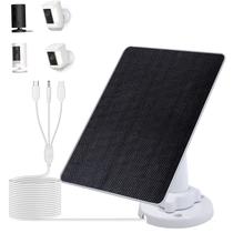 Carregador de painel solar ECO-WORTHY 5W 5V para câmera de anel IP65
