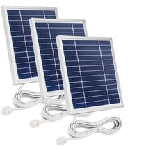 Carregador de painel solar Uogw, pacote com 3 cabos impermeáveis de 3,5 W