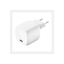 Carregador De Parede Belkin 30W Usb C Gan Branco Eu Wch001Vfwh