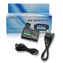 Carregador De Parede Bivolt Ps Vita Fat Fonte + Cabo Usb Dados