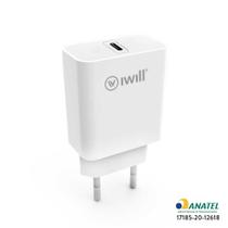 Carregador de Parede Iwill com 1 USB-C PD 20W - PD Charger