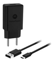 Carregador De Parede Motorola Quick Charge 15W Cabo Tipo C Carregador De Parede Motorola Quick Charge 15W Cabo Tipo C