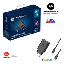 Carregador de Parede Motorola SuperCharge 68W Com Cabo USB-C