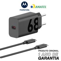 Carregador De Parede Motorola Turbo Power 68w Cabo Usb-C - Motorola Edge 30 Pro, Edge 30 Fusion, Edge 30 Neo, Edge 30 Ultra, edge 40