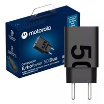 Carregador De Parede Motorola Turbo Power Duplo 50w Sem Cabo - Motorola Edge 30 Neo, Edge 30 Fusion, Edge 30 Pro e Edge 30 Ultra, edge 40, Edge 20 Pro