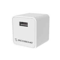Carregador de parede Scosche SuperCube 12W com porta USB única branca